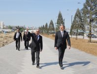 Prezident İlham Əliyev Bakıda həyata keçirilən yenidənqurma və tikinti işlərinin gedişi ilə tanış olub (FOTO)