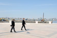 Prezident İlham Əliyev Bakıda həyata keçirilən yenidənqurma və tikinti işlərinin gedişi ilə tanış olub (FOTO)
