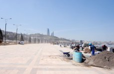 Prezident İlham Əliyev Bakıda həyata keçirilən yenidənqurma və tikinti işlərinin gedişi ilə tanış olub (FOTO)