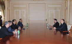 İlham Əliyev İordaniya Senatı sədrinin birinci müavinini qəbul edib