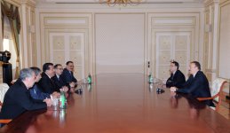 İlham Əliyev İordaniya Senatı sədrinin birinci müavinini qəbul edib
