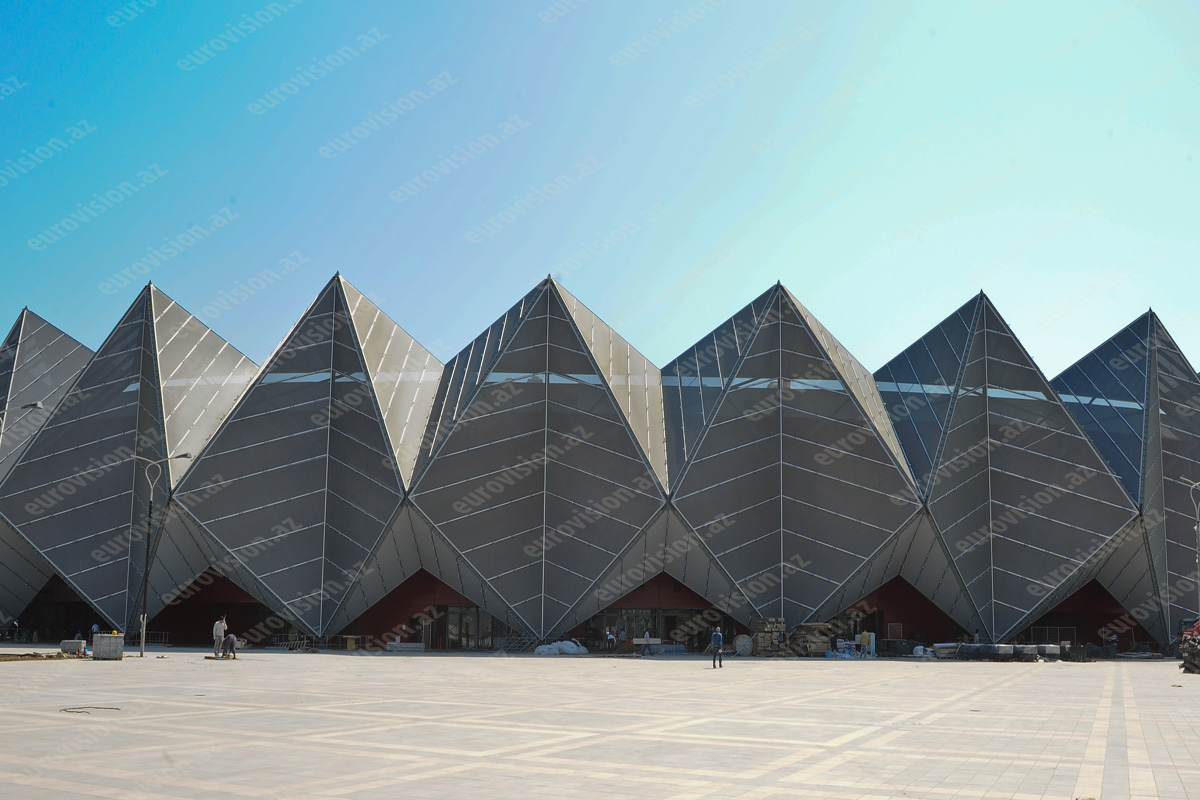 "Baku Crystal Hall"da "Eurovision 2012" müsabiqəsinə hazırlıq işləri başa çatır (FOTO)