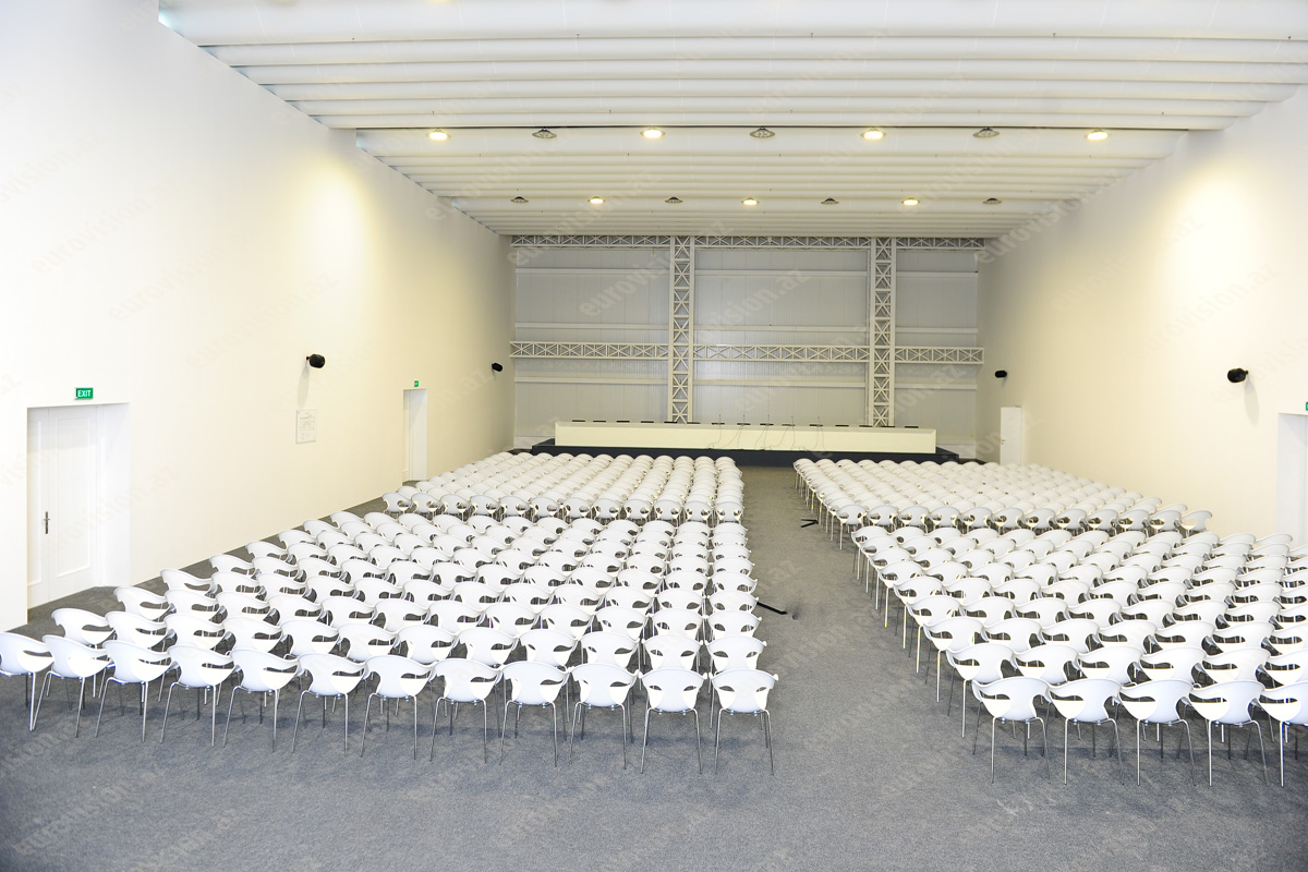 "Baku Crystal Hall"da "Eurovision 2012" müsabiqəsinə hazırlıq işləri başa çatır (FOTO)