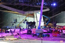 "Baku Crystal Hall"da "Eurovision 2012" müsabiqəsinə hazırlıq işləri başa çatır (FOTO)