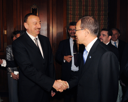 Prezident İlham Əliyev: Azərbaycan BMT TŞ-nın fəal üzvü olmaqla qurumda beynəlxalq hüququn normalarını və sülhü dəstəkləyəcək (FOTO)