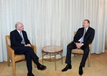 İlham Əliyev Argentinanın xarici işlər naziri ilə görüşüb