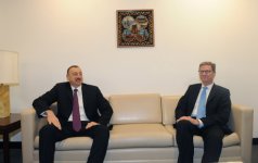 İlham Əliyev Almaniyanın xarici işlər naziri ilə görüşüb