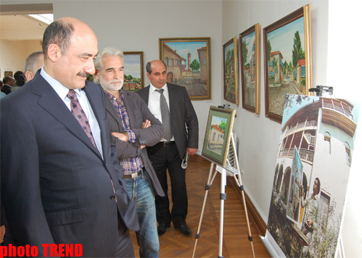 Şuşa foto və rəsmlərdə anıldı (FOTO)