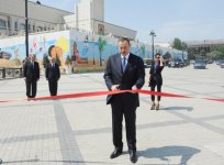 Azərbaycan Prezidenti və xanımı Dənizkənarı Milli Parkın yeni tikilən hissəsinin açılışında iştirak ediblər (FOTO)