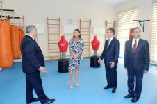 Azərbaycanın birinci xanımı Mehriban Əliyeva Xəzər rayonunda bir sıra obyektlərin açılışında iştirak edib (ƏLAVƏ OLUNUB) (FOTO)