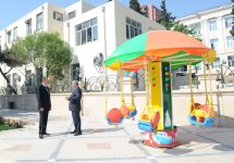 İlham Əliyev Bakının İnşaatçılar prospektində salınan yeni istirahət parkı ilə tanış olub (FOTO)