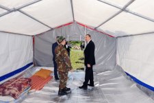 Prezident İlham Əliyev zəlzələnin nəticələrinin aradan qaldırılması ilə bağlı görülən tədbirlərlə yerində tanış olub (ƏLAVƏ OLUNUB-2) (FOTO)