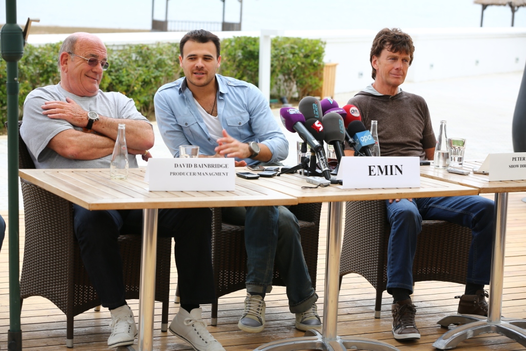 Emin Ağalarov Bakıda yaradıcılıq planlarına və "Eurovision 2012" müsabiqəsinə həsr edilmiş mətbuat konfransı keçirib (FOTO)