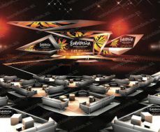 Eurovision 2012-nin keçiriləcəyi səhnə və "Green room"un görüntüsü təqdim olunub