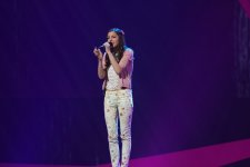 Belçikanın "Eurovision” təmsilçisi ilk repetisiyasını keçirib (FOTO)