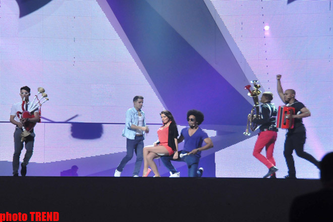Rumıniyanın "Eurovision” təmsilçiləri ilk repetisiyasını keçirib (FOTO)
