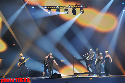 Macarıstanı "Eurovision"da təmsil edən qrupun ilk məşqdən görüntülər (FOTO)