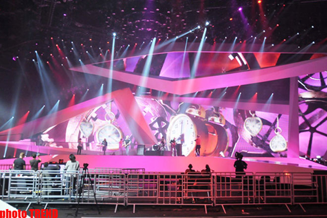 İsrailin "Eurovision" təmsilçisi ilk məşqini keçirib (FOTO)