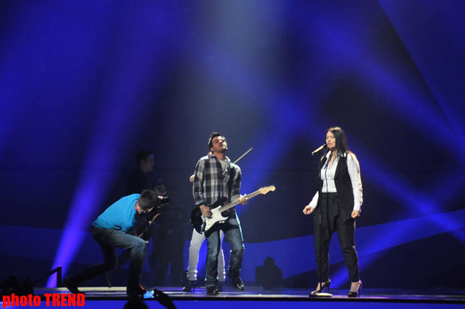 Makedoniyanın "Eurovision" təmsilçisi ilk repetisiyasını keçirib (FOTO)