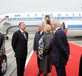 İlham Əliyev Moskvaya işgüzar səfərə gəlib (FOTO)