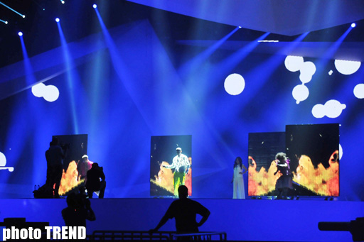 Ukraynanın "Eurovision" təmsilçisinin ilk məşqindən görüntülər (FOTO)