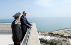 Prezident İlham Əliyev "Xəzri" İstirahət və Sağlamlıq Mərkəzinin açılışında iştirak edib (FOTO)