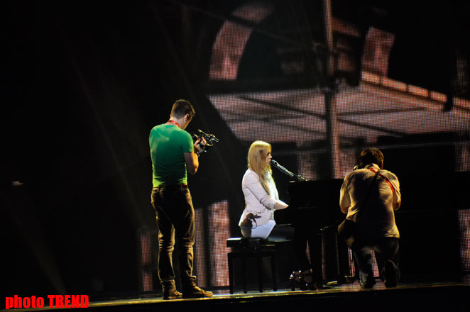 Bosniya və Herseqovinanın "Eurovision" təmsilçisinin ilk məşqindən görüntülər (FOTO)