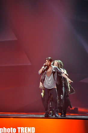 Norveçin "Eurovision" təmsilçisinin ilk məşqindən görüntülər (FOTO)