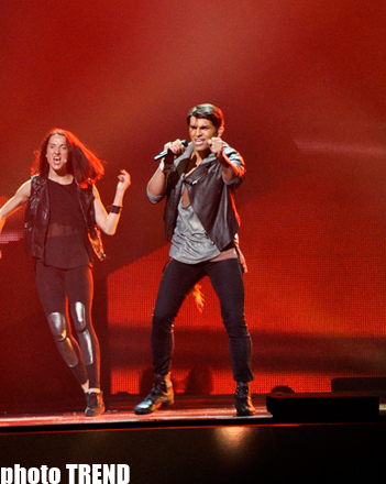 Norveçin "Eurovision" təmsilçisinin ilk məşqindən görüntülər (FOTO)
