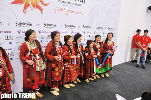 Azərbaycan bayrağı, Russian Party, Alla Puqaçova – "Buranovskiye babuşki"nin mətbuat konfransı (FOTO)