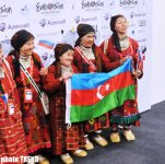 Azərbaycan bayrağı, Russian Party, Alla Puqaçova – "Buranovskiye babuşki"nin mətbuat konfransı (FOTO)