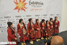 Azərbaycan bayrağı, Russian Party, Alla Puqaçova – "Buranovskiye babuşki"nin mətbuat konfransı (FOTO)