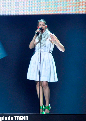 İtaliyanın "Eurovision" təmsilçisinin ilk məşqindən görüntülər (FOTO)