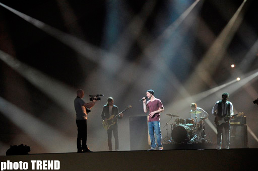 Almaniyanın "Eurovision" təmsilçisinin ilk məşqindən görüntülər (FOTO)