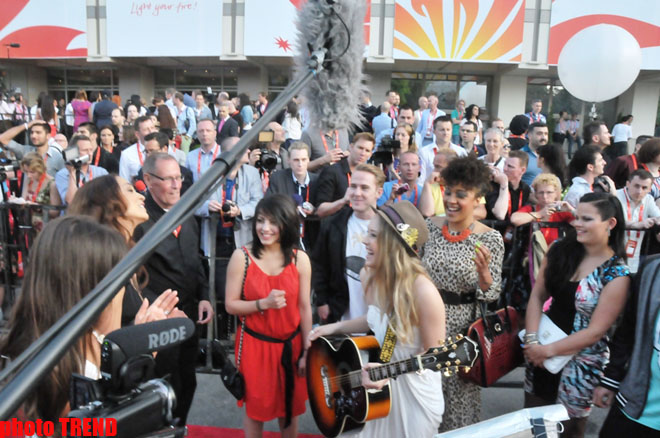 "Eurovision 2012" mahnı müsabiqəsinin rəsmi açılışı keçirilib (ƏLAVƏ OLUNUB) (FOTO)