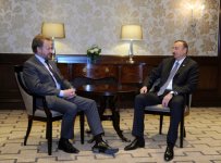 ABŞ-da işgüzar səfərdə olan Azərbaycan Prezidenti İlham Əliyev bir sıra görüşlər keçirib (FOTO)