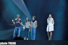 İtaliyanın "Eurovision" təmsilçisinin ilk məşqindən görüntülər (FOTO)