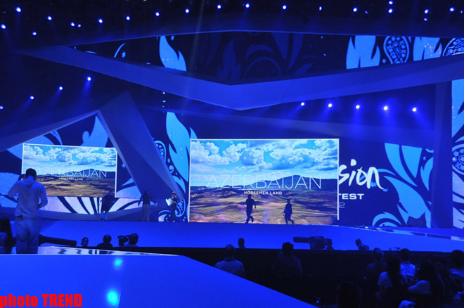 "Eurovision - 2012" ilk yarımfinalının açıq məşqi keçirilib (FOTO)