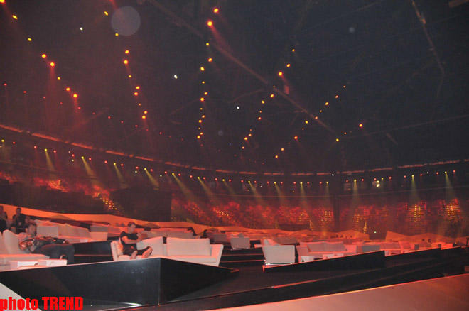 "Eurovision - 2012" ilk yarımfinalının açıq məşqi keçirilib (FOTO)
