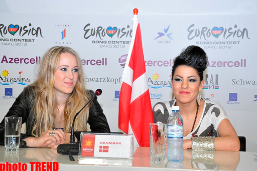 Danimarkanın "Eurovision 2012" təmsilçisi çox sevinir (FOTO)