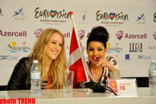 Danimarkanın "Eurovision 2012" təmsilçisi çox sevinir (FOTO)