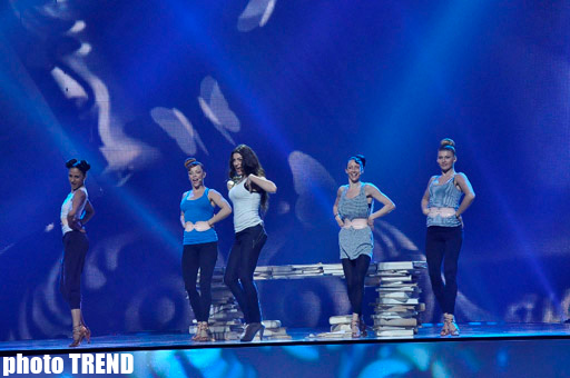 "Bakı Kristal Zalı"nda "Eurovision 2012"-nin finalının məşqləri keçirilib (FOTO)
