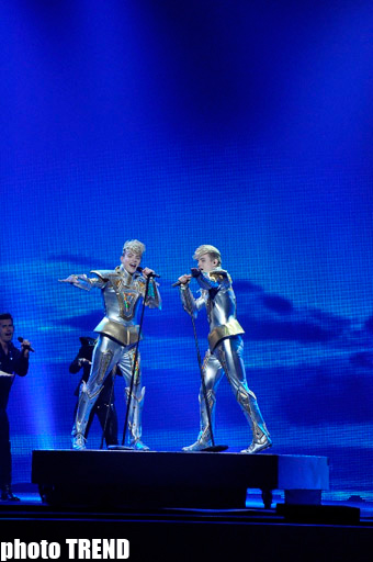 "Bakı Kristal Zalı"nda "Eurovision 2012"-nin finalının məşqləri keçirilib (FOTO)