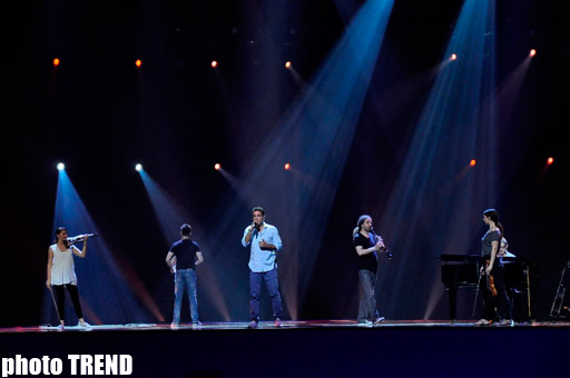 "Bakı Kristal Zalı"nda "Eurovision 2012"-nin finalının məşqləri keçirilib (FOTO)