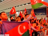 "Bakı Kristal Zalı"nın mətbuat mərkəzində "Eurovision 2012"-nin ən fəal azarkeşləri (FOTO)
