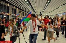 "Bakı Kristal Zalı"nın mətbuat mərkəzində "Eurovision 2012"-nin ən fəal azarkeşləri (FOTO)