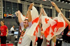 "Bakı Kristal Zalı"nın mətbuat mərkəzində "Eurovision 2012"-nin ən fəal azarkeşləri (FOTO)
