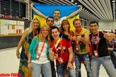 "Bakı Kristal Zalı"nın mətbuat mərkəzində "Eurovision 2012"-nin ən fəal azarkeşləri (FOTO)