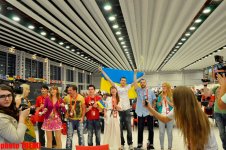 "Bakı Kristal Zalı"nın mətbuat mərkəzində "Eurovision 2012"-nin ən fəal azarkeşləri (FOTO)