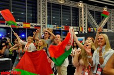 "Bakı Kristal Zalı"nın mətbuat mərkəzində "Eurovision 2012"-nin ən fəal azarkeşləri (FOTO)